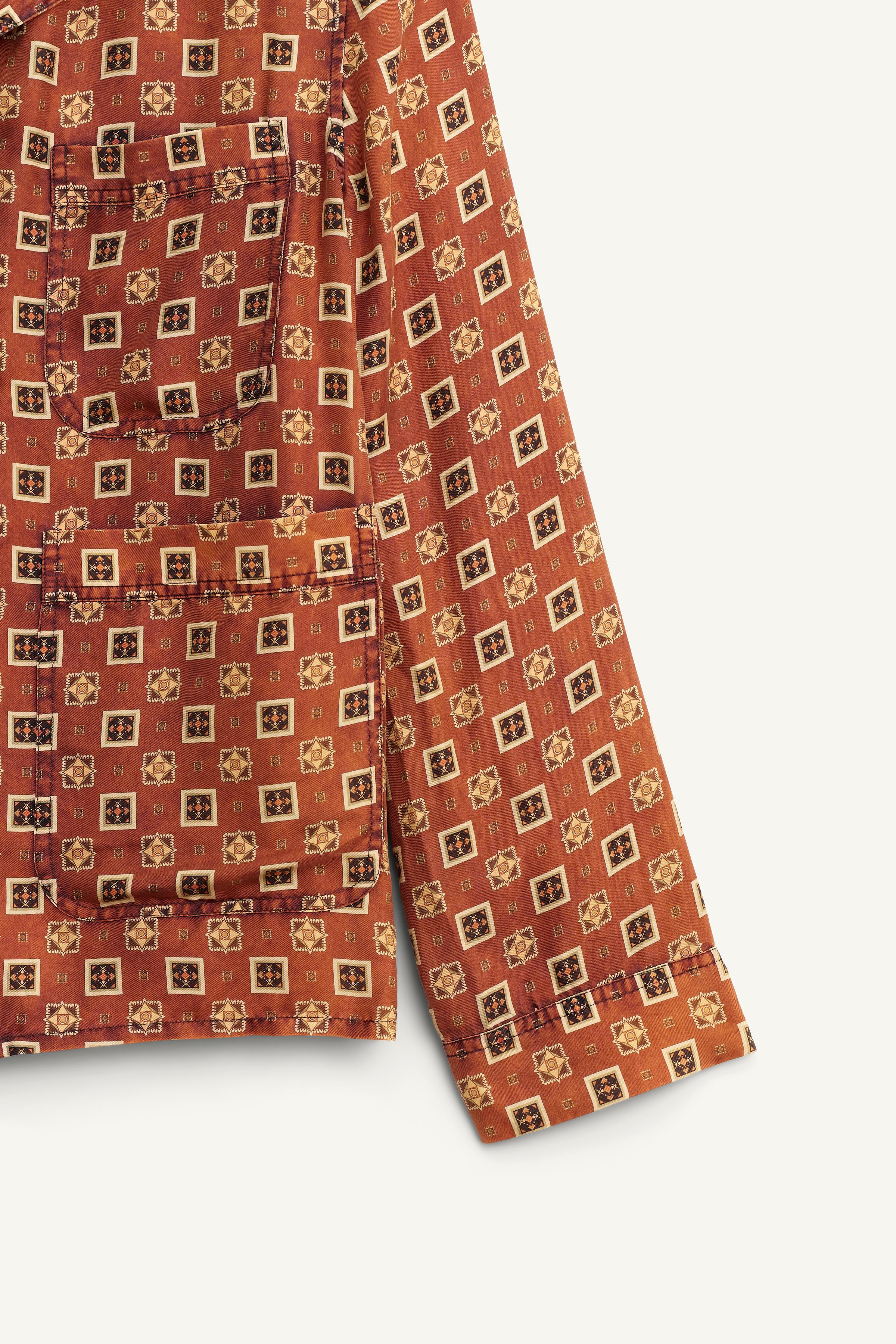 LIMITED EDITION 100% SILK PRINTED SHIRT